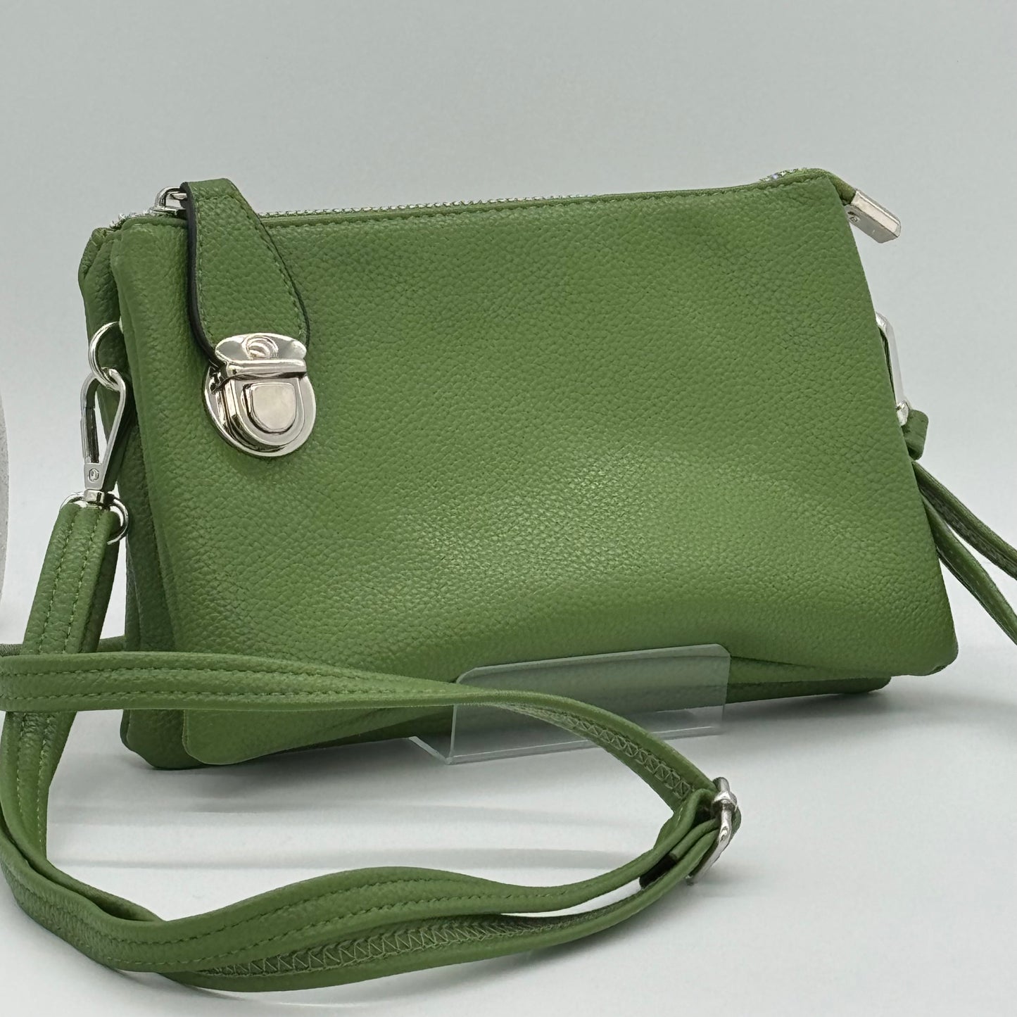 Slim Crossbody Clasp Bag