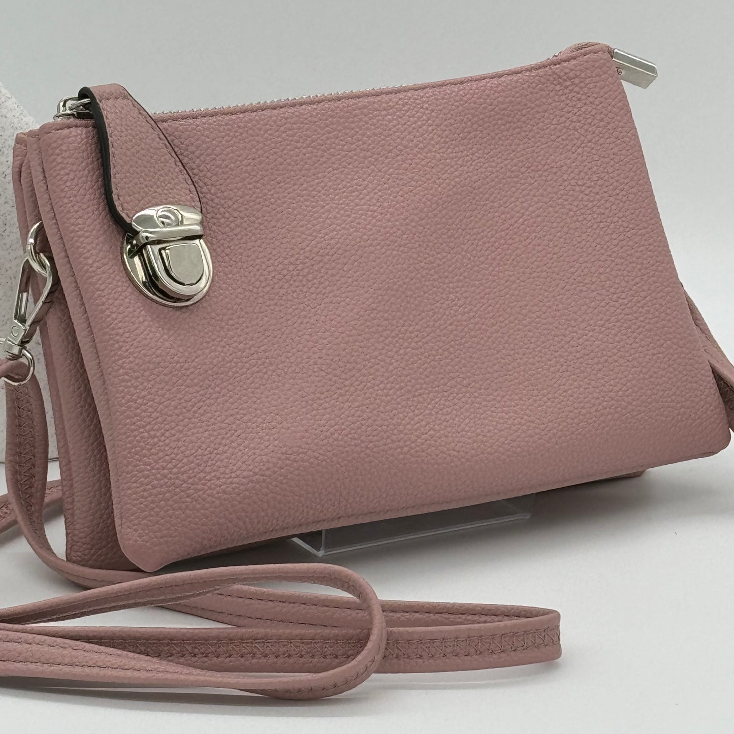 Slim Crossbody Clasp Bag