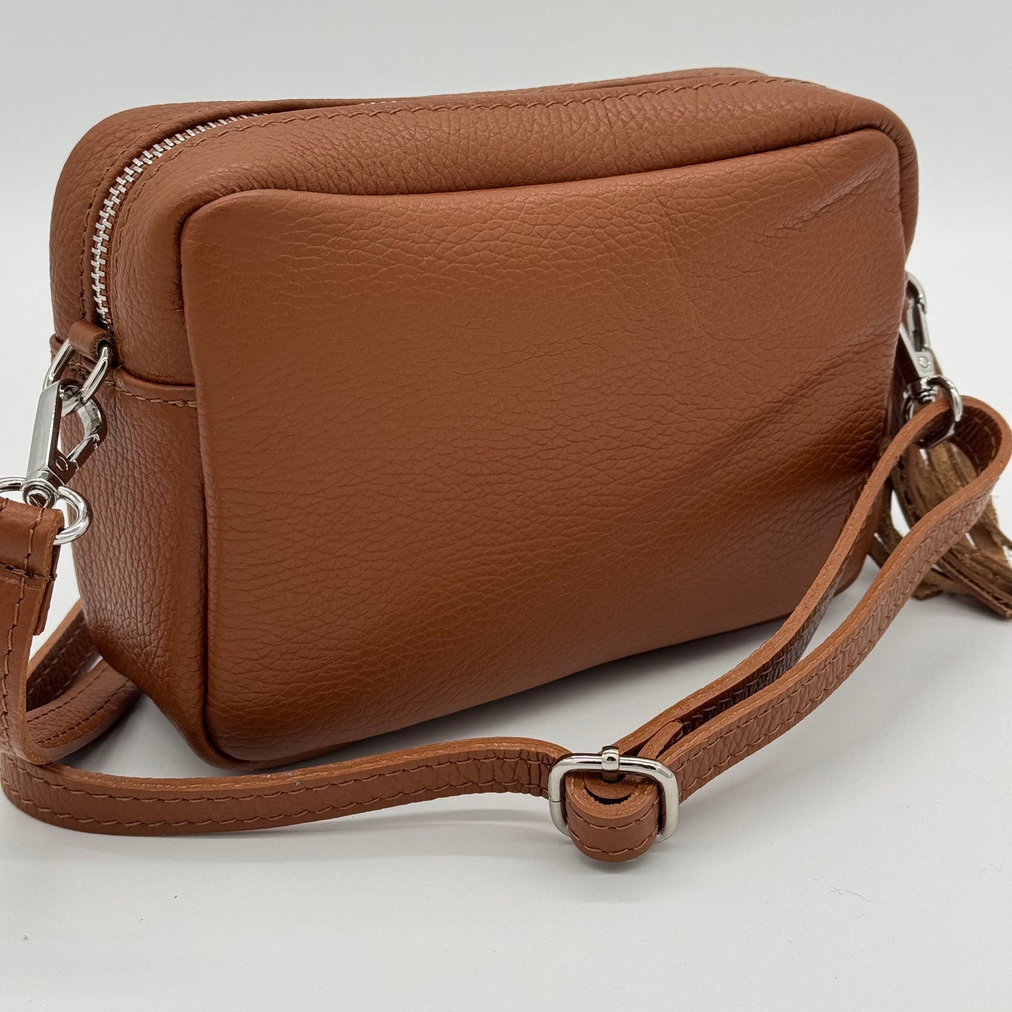 Leather Crossbody Camera Bag