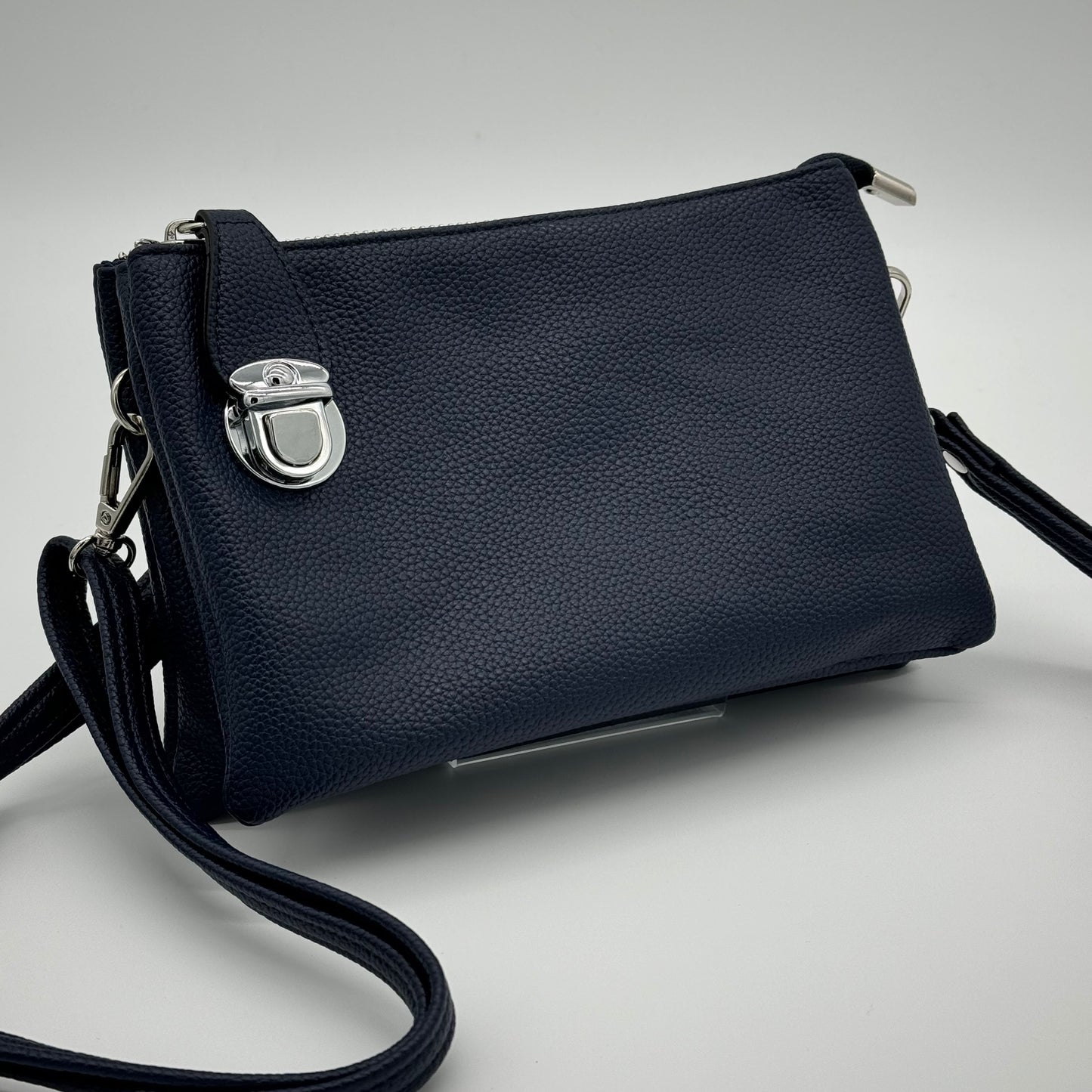 Slim Crossbody Clasp Bag