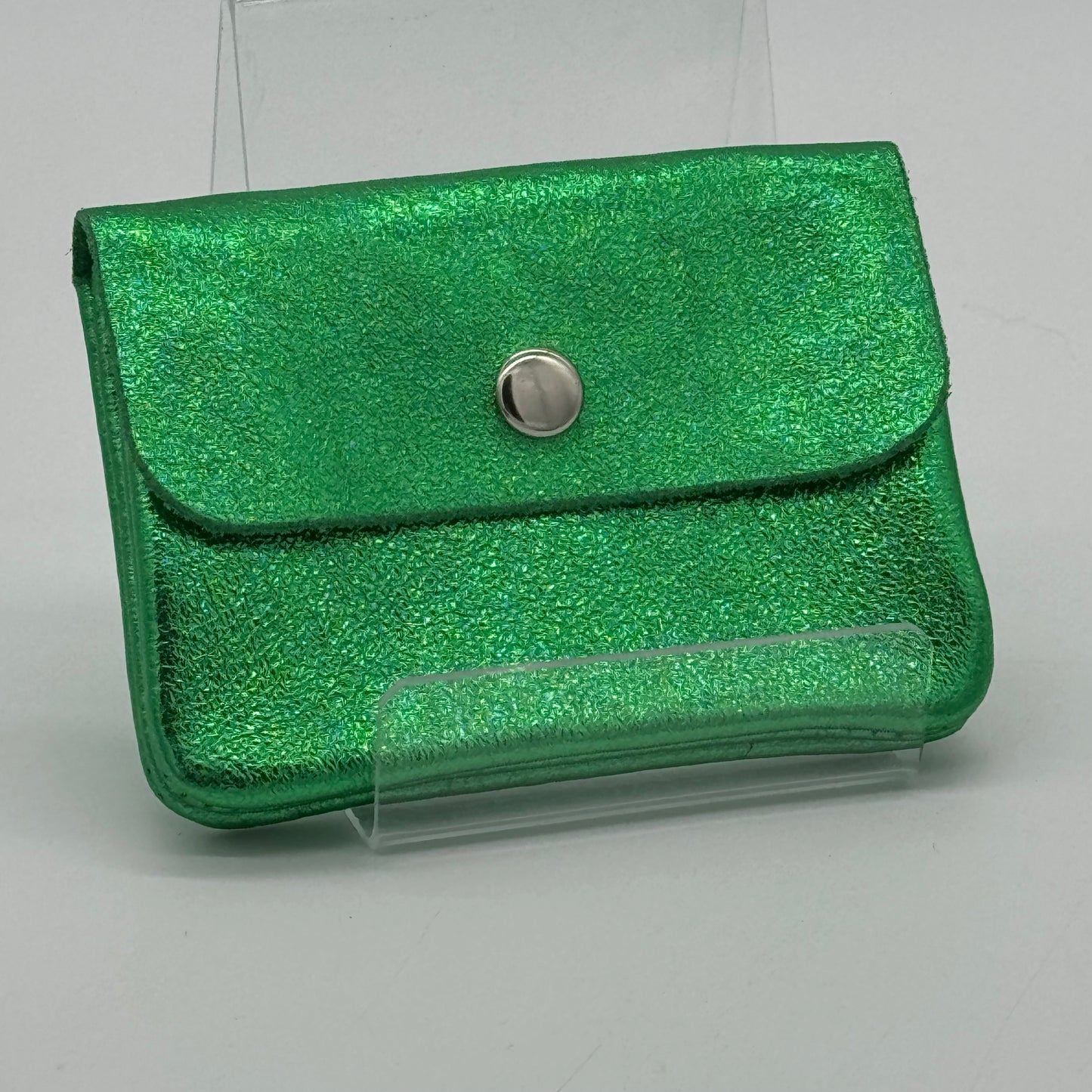 Metallic Leather Mini Purse