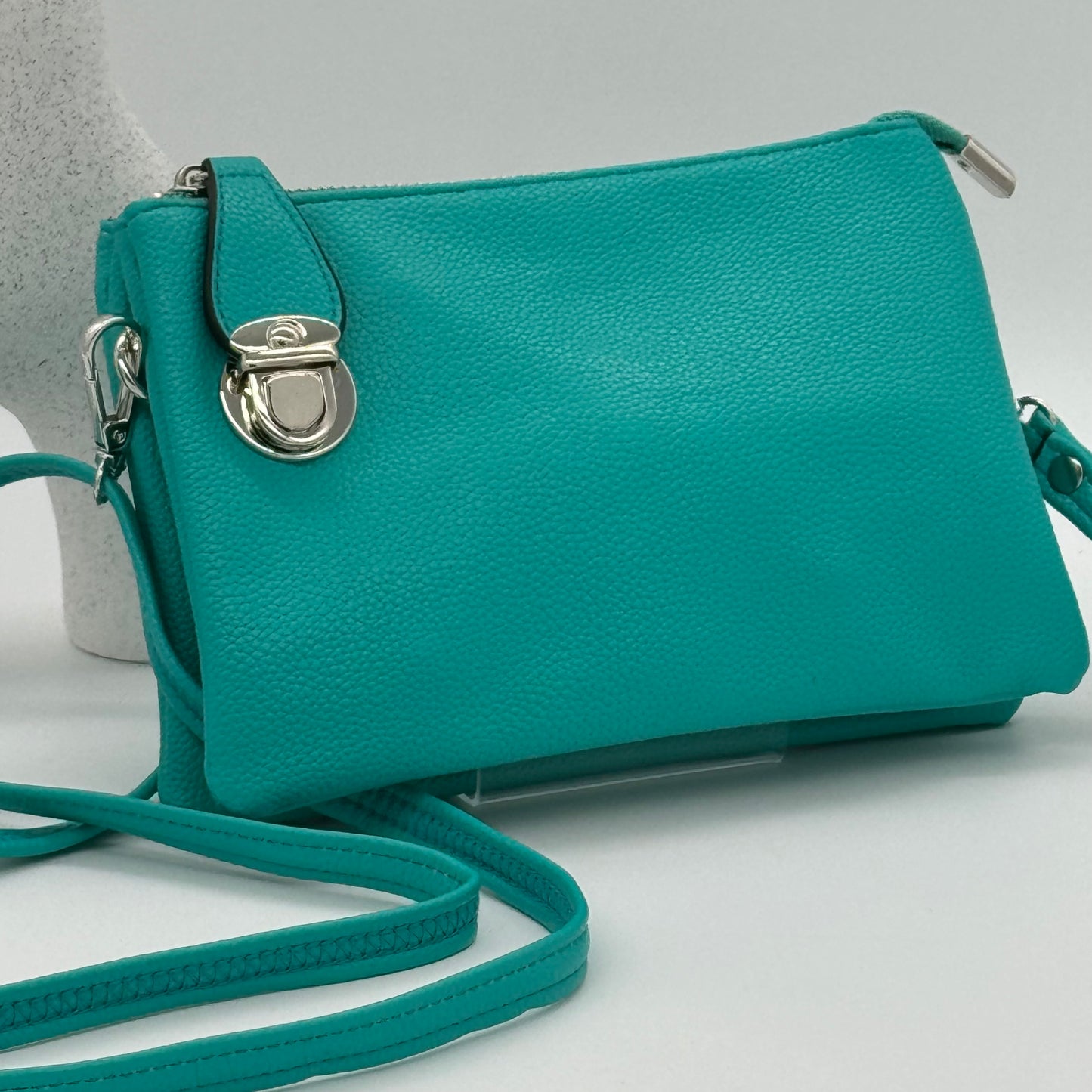 Slim Crossbody Clasp Bag