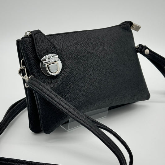 Slim Crossbody Clasp Bag