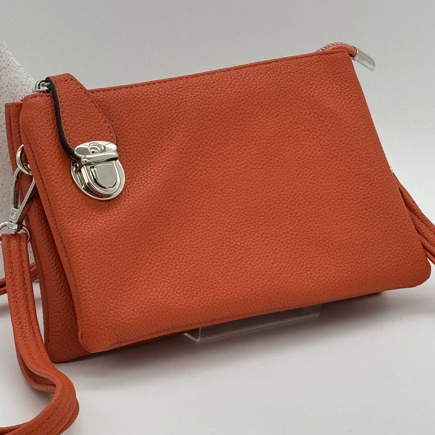 Slim Crossbody Clasp Bag